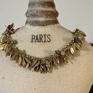 Gold Leaf Charm Necklace
